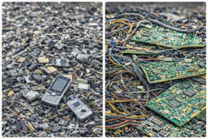 小型家電破砕物、配線・基盤屑